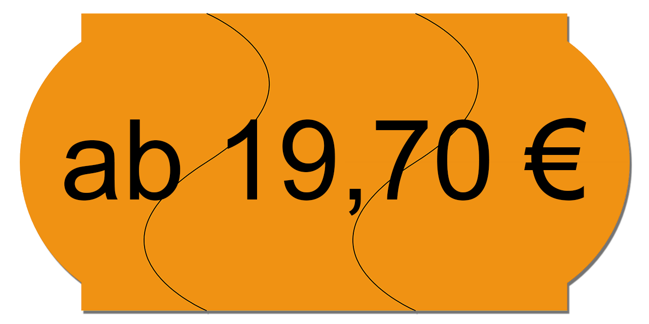 Preisschild ab 19,70